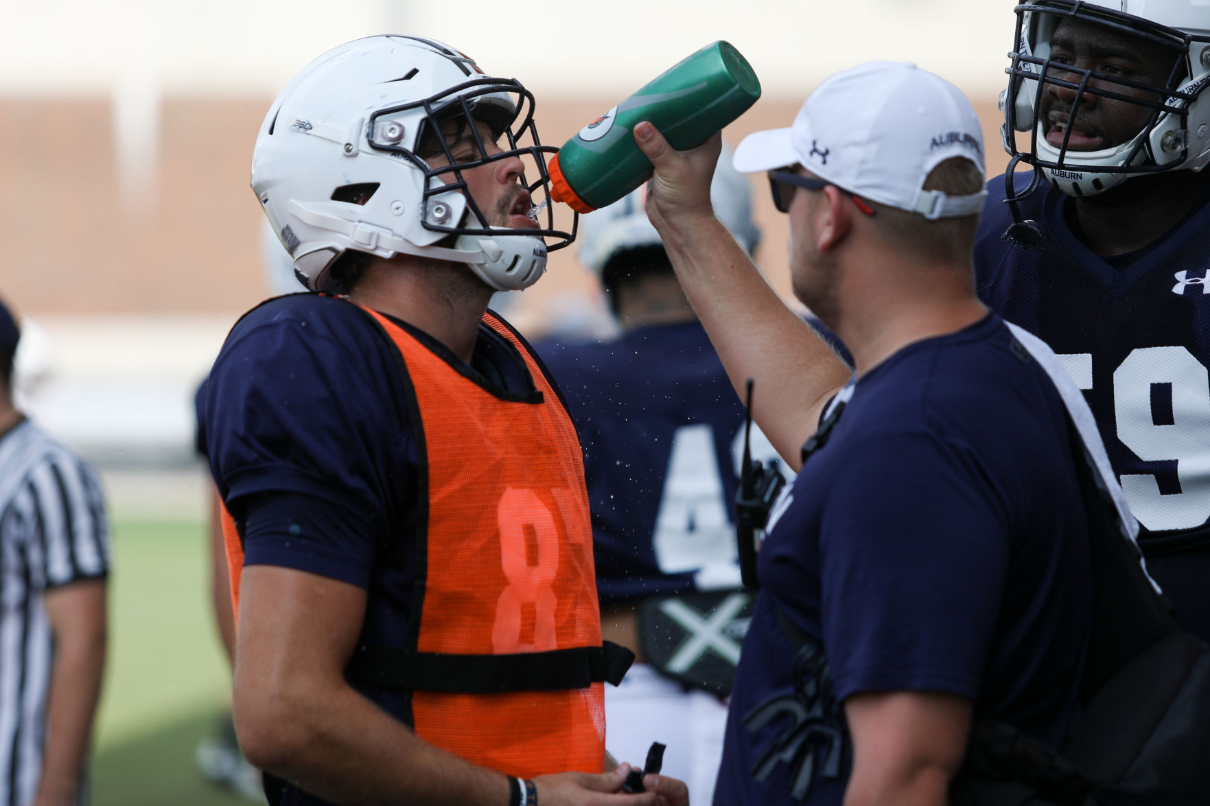 Auburn football practice Aug. 12
